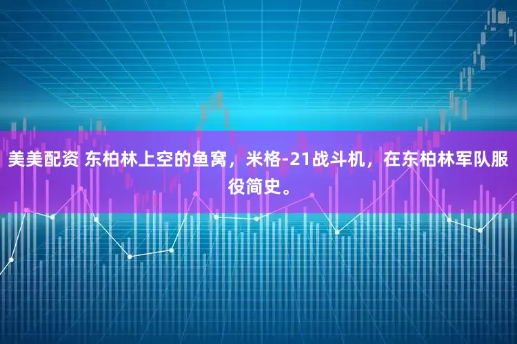 美美配资 东柏林上空的鱼窝，米格-21战斗机，在东柏林军队服役简史。