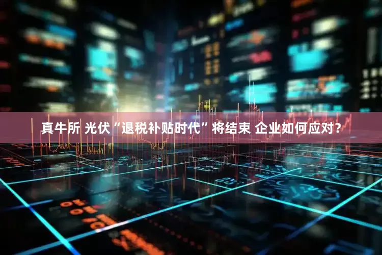 真牛所 光伏“退税补贴时代”将结束 企业如何应对？